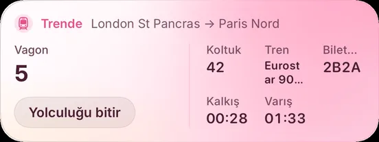 Sakura · Tren